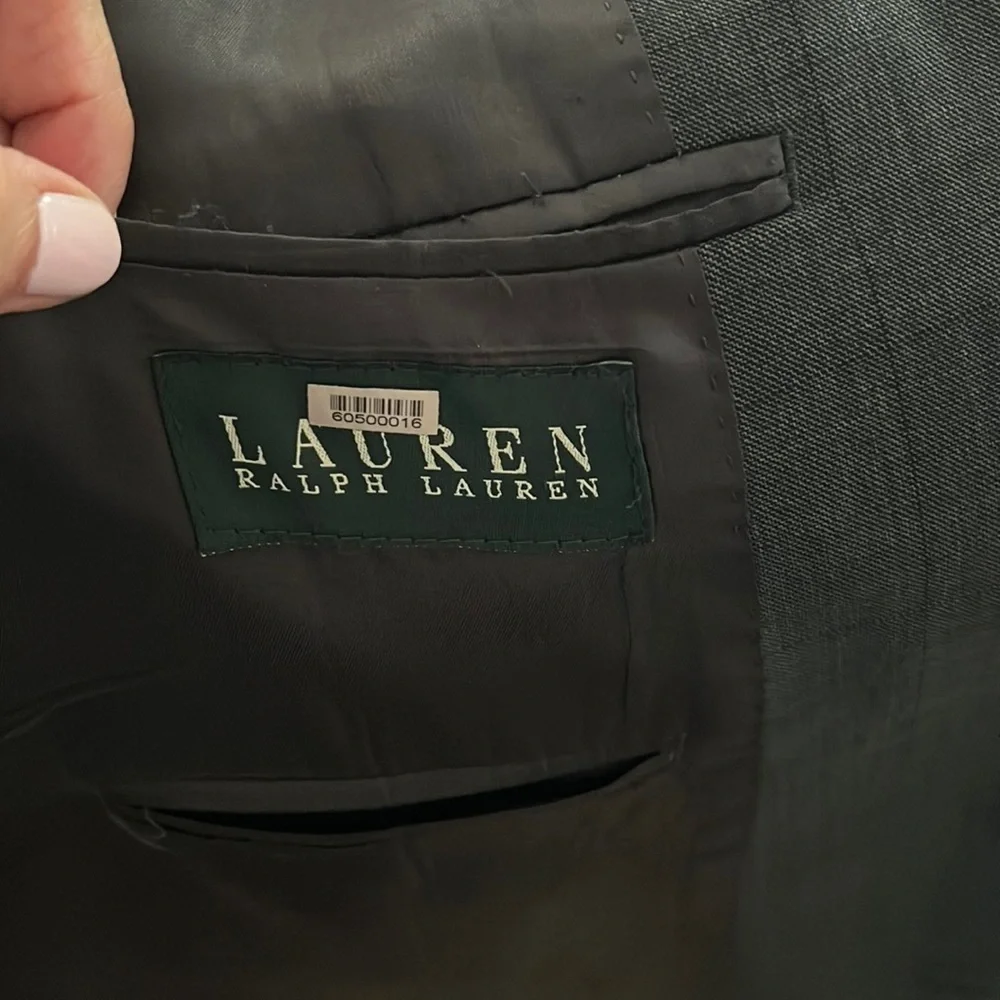 Lauren Ralph Lauren 100% Wool Dark Gray Sports Coat. Jacket. Blazer. 48XL